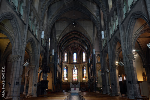 Inside Saint-Jacques church