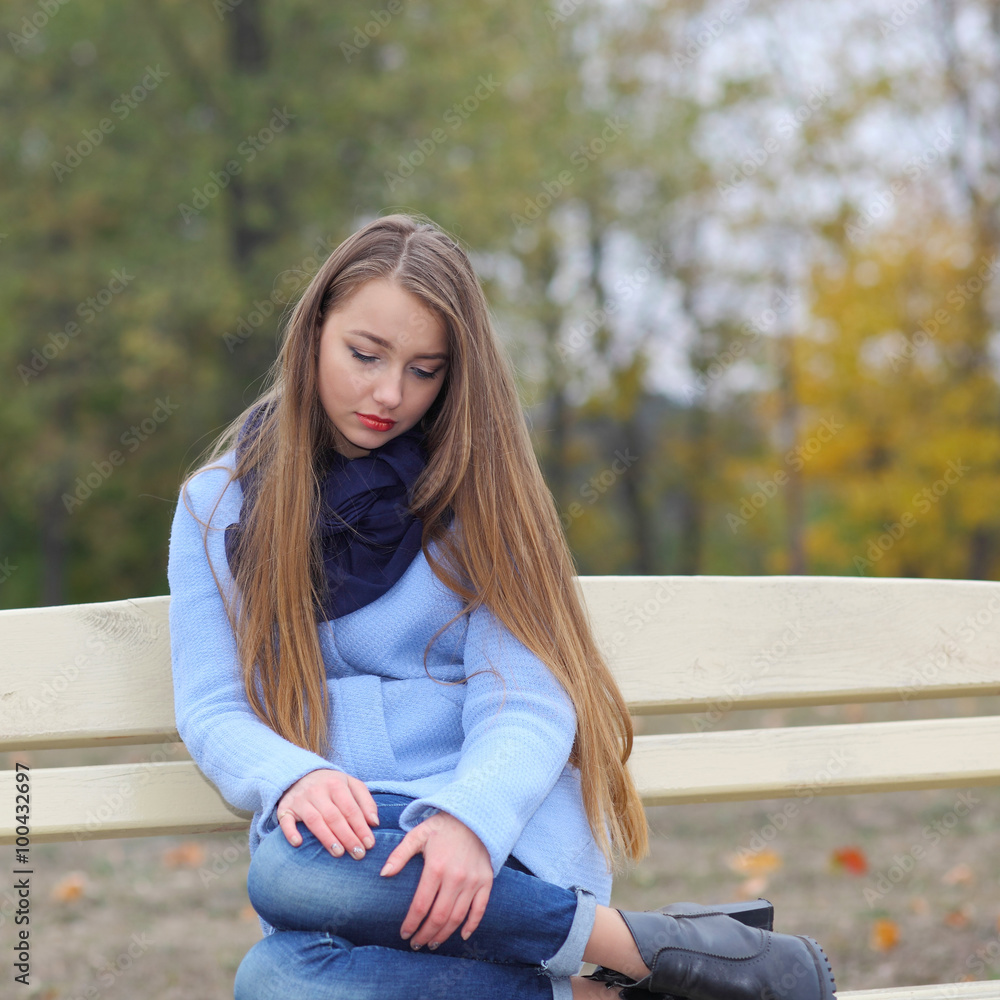 portrait of a beautiful girl on a cold windy day portrait of a beautiful girl on a cold windy day