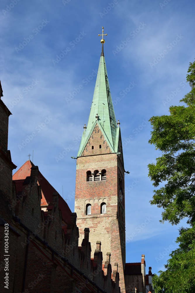 Obraz premium View in the city of Augsburg, Bavaria, Germany