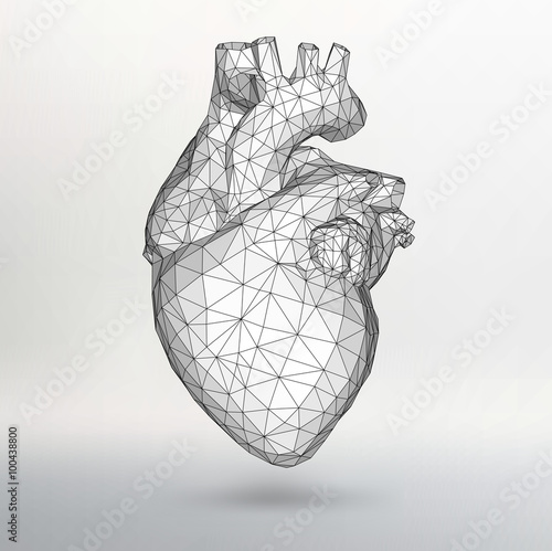 Creative concept Background of the human heart. Vector Illustration eps 10 for your design.