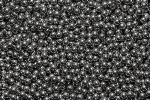 Carbon steel ball bearings in random order
