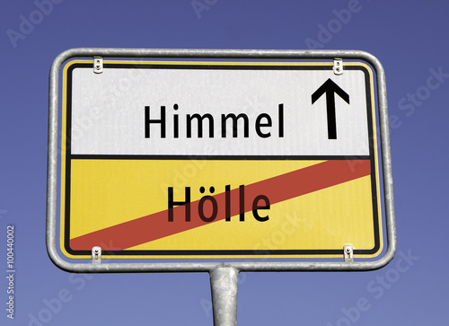 Himmel - Hölle Ortstafel photo