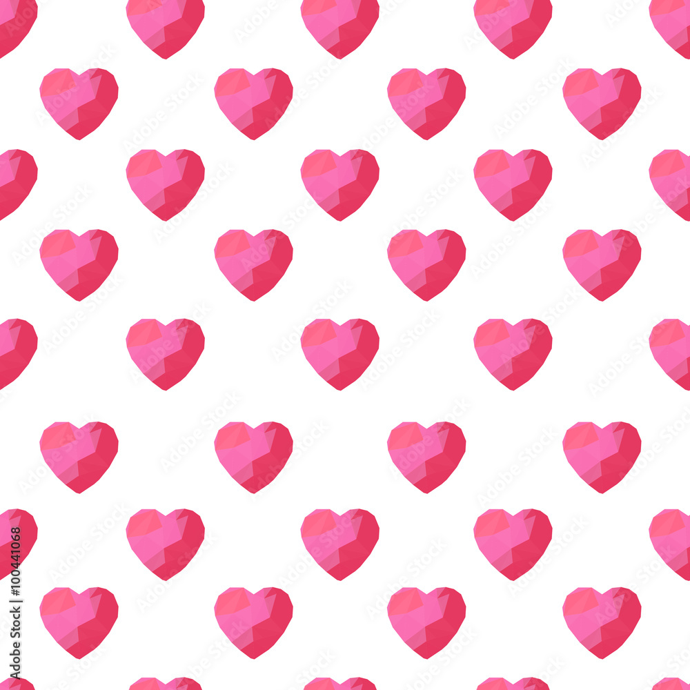 design greeting card for valentine's day. Gift wrapping paper. Seamless.heart pattern fashion textiles.