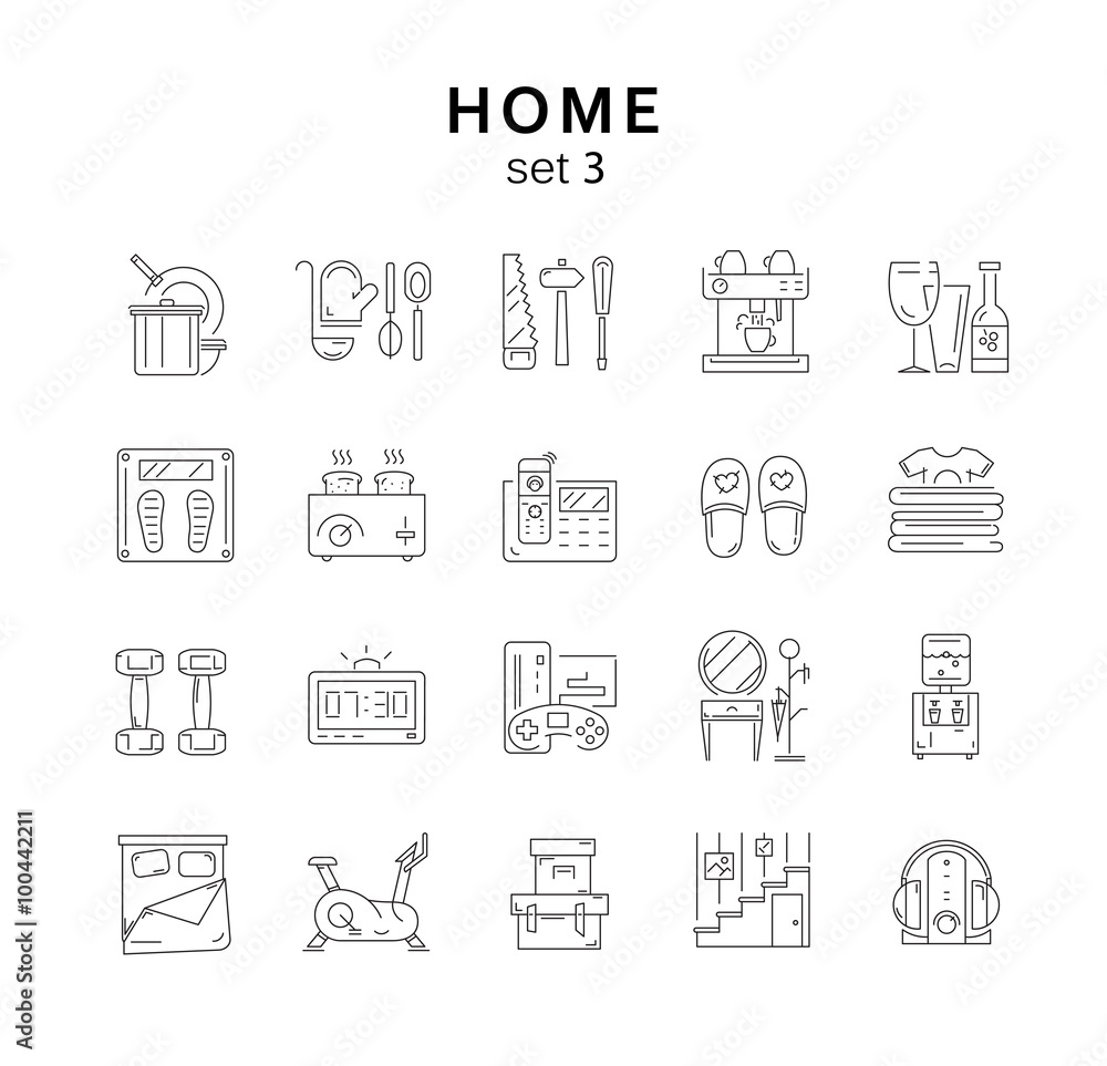 House related icons set 3, home appliance, vector illustration, House related icons set 3, home appliance, vector illustration,