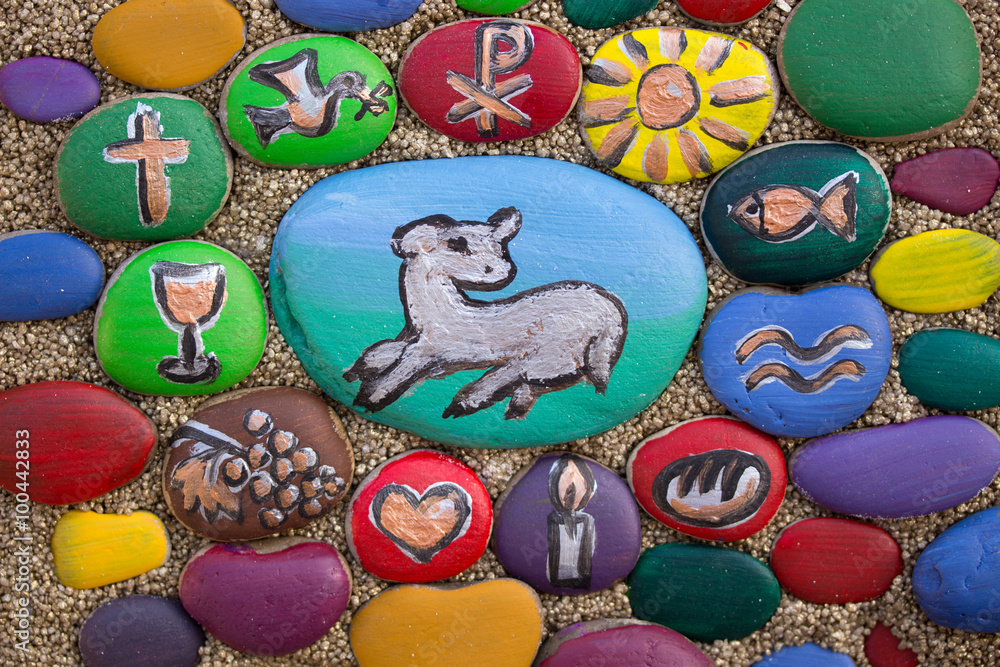 Christliche Symbole StockFoto Adobe Stock