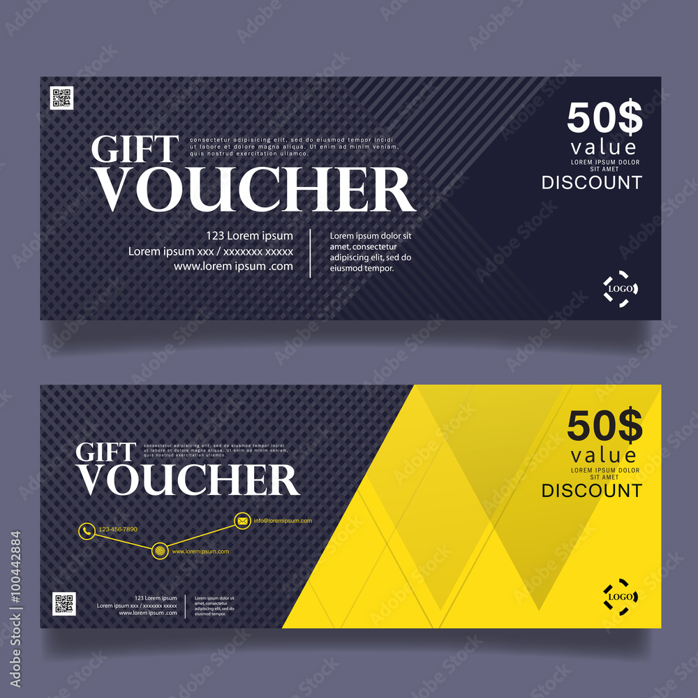 Gift Voucher Colorful Template Gift Voucher Colorful Template