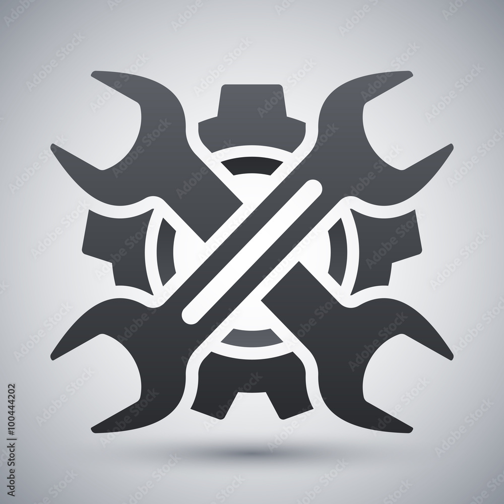 Service icon, vector illustration Service icon, vector illustration