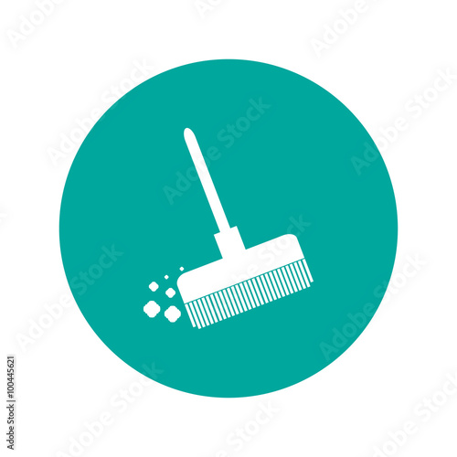 Broom vector icon
