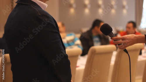 Business person interview 
