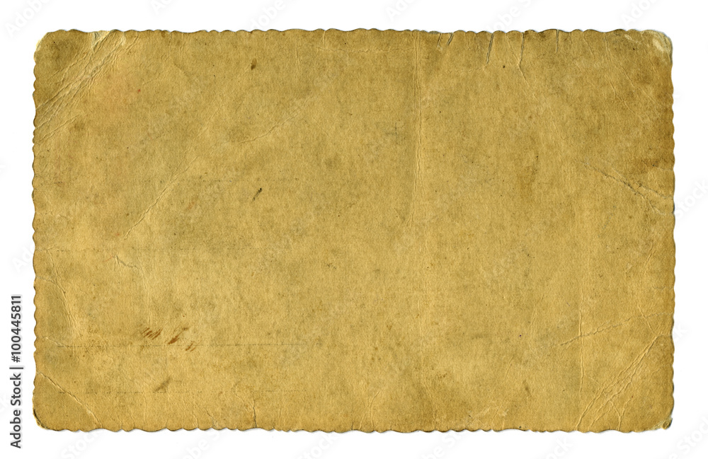 Blank vintage paper isolated