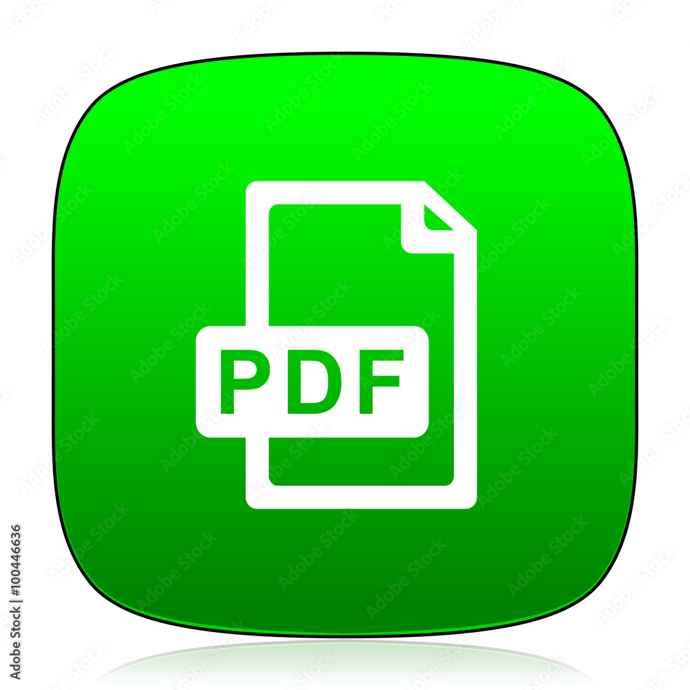 pdf file green icon pdf file green icon