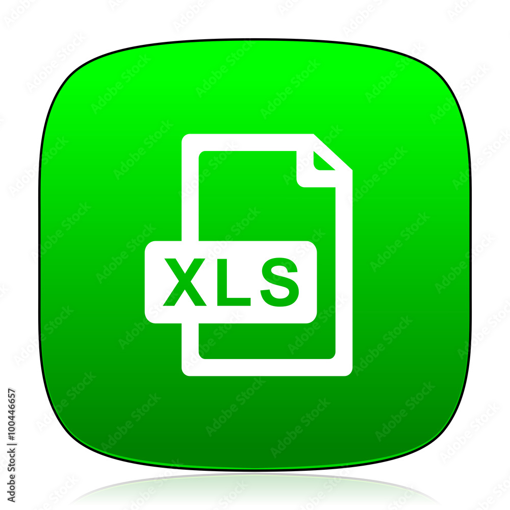 xls file green icon xls file green icon