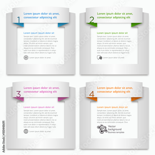 Infographics Web Banner & Label Design