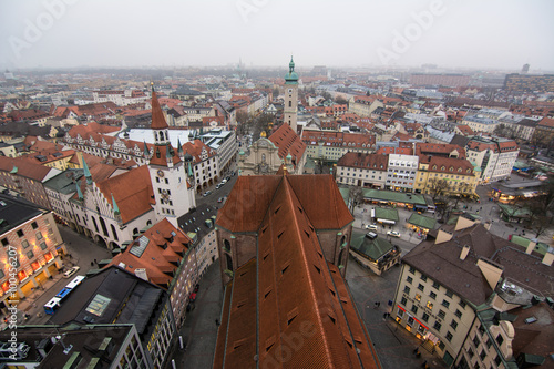 vistas de munich desde peterskirche