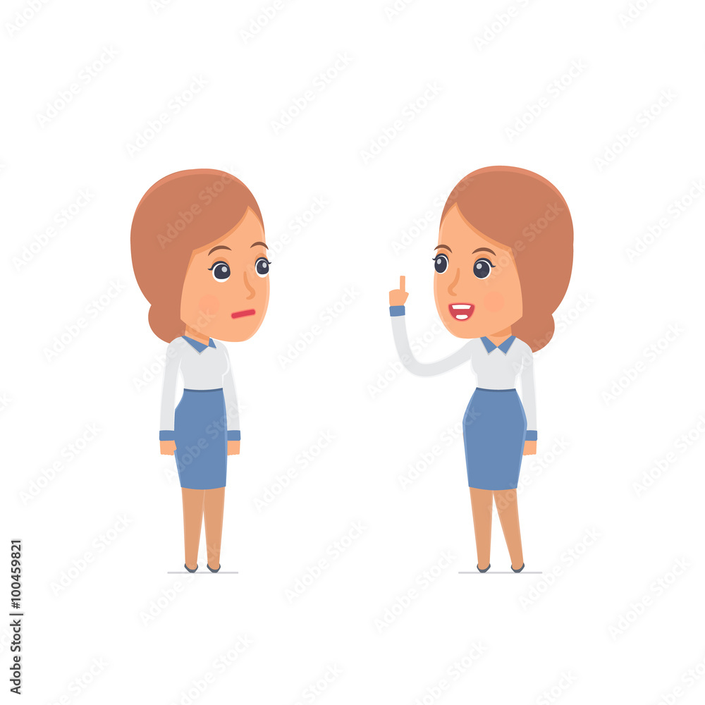 Intelligent Character Consultant Girl learns and gives advice to Intelligent Character Consultant Girl learns and gives advice to