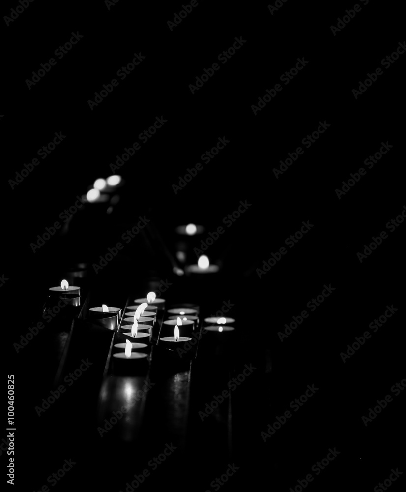 flicker of tea candles flicker of tea candles