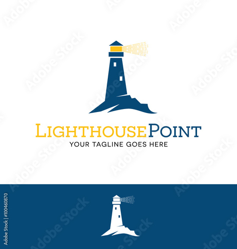 lighthouse logo for business, organization or website