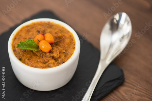 tasty seabuckthorn sorbet jam