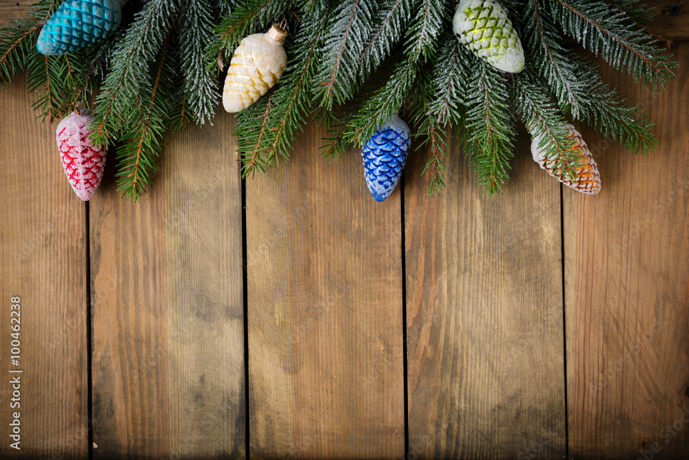 christmas rustic with decorations background christmas rustic with decorations background