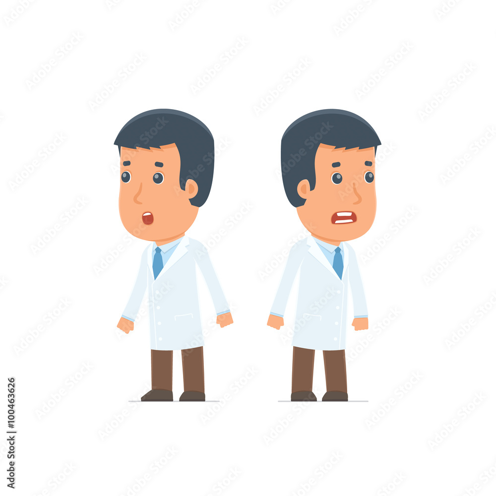 Blunt Character Doctor very surprised and did not believe his ey Blunt Character Doctor very surprised and did not believe his ey