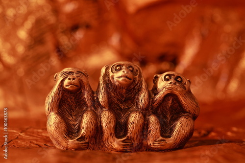 Photography Morality, See no Evil Hear no Evil Speak no Evil, Monkey, Three Objects, Ape