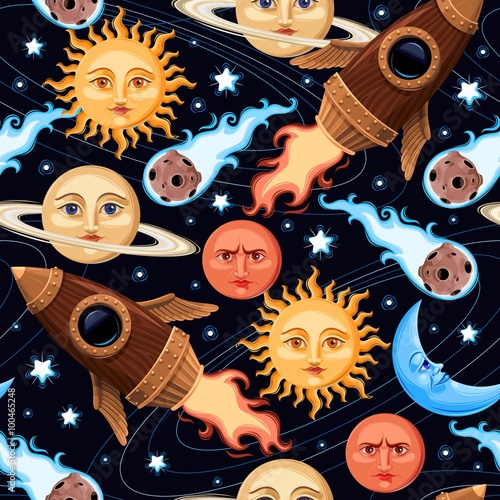 Seamless space objects