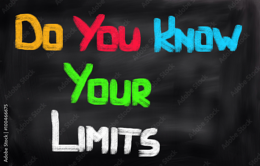 Do You Know Your Limits Concept Do You Know Your Limits Concept