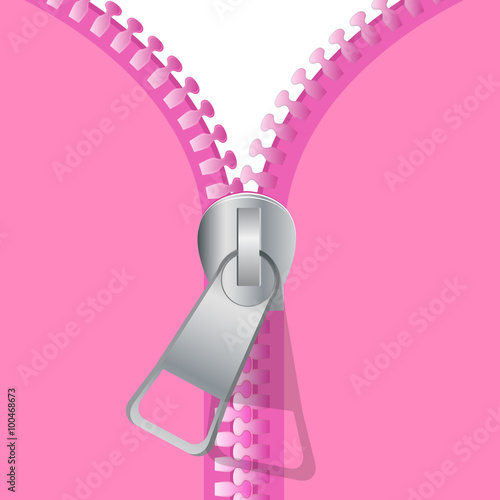 Abstract Background with Zipper Vector Illustration