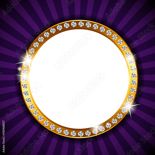 Retro Vintage Background Template Vector Illustration