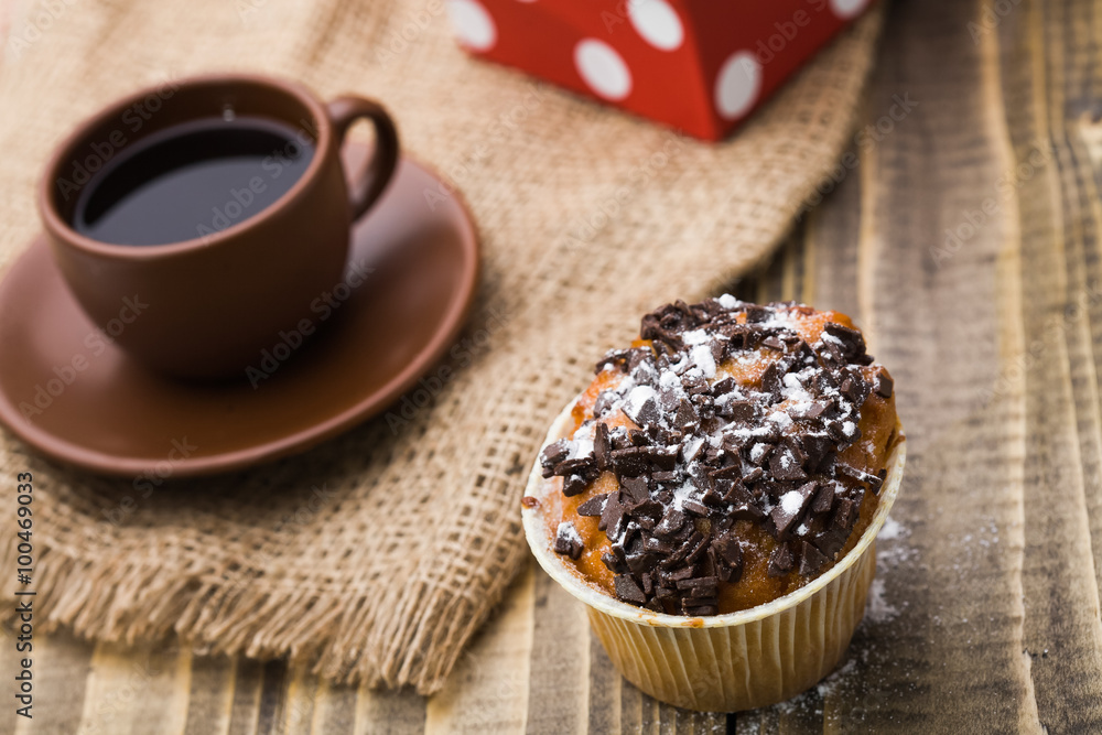 Beautiful tasty muffin Beautiful tasty muffin