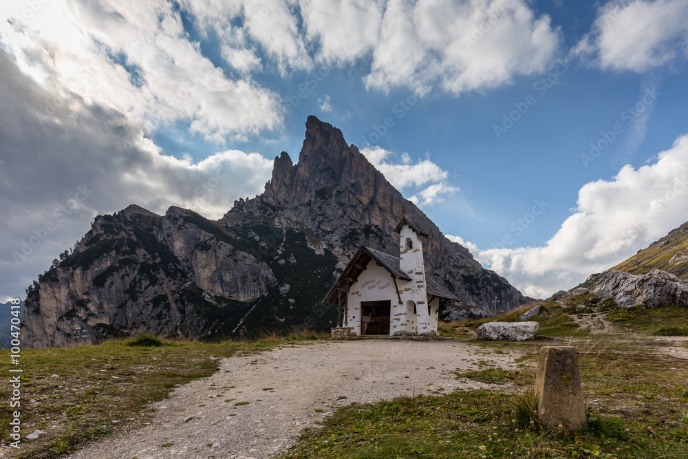Chapel at Passo Falzarego