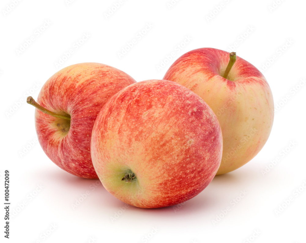Red apple isolated on white background cutout Red apple isolated on white background cutout