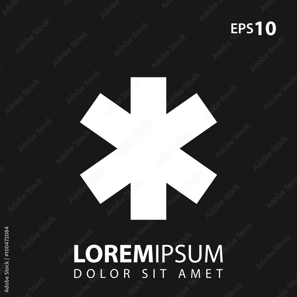 Medical symbol of the Emergency icon Medical symbol of the Emergency icon