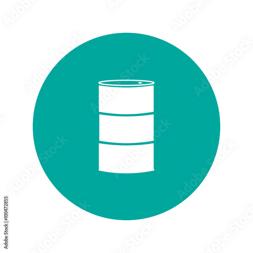 Simple icon barrels of oil.