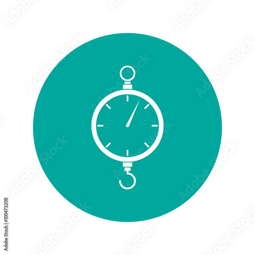 scales icon. Flat design style