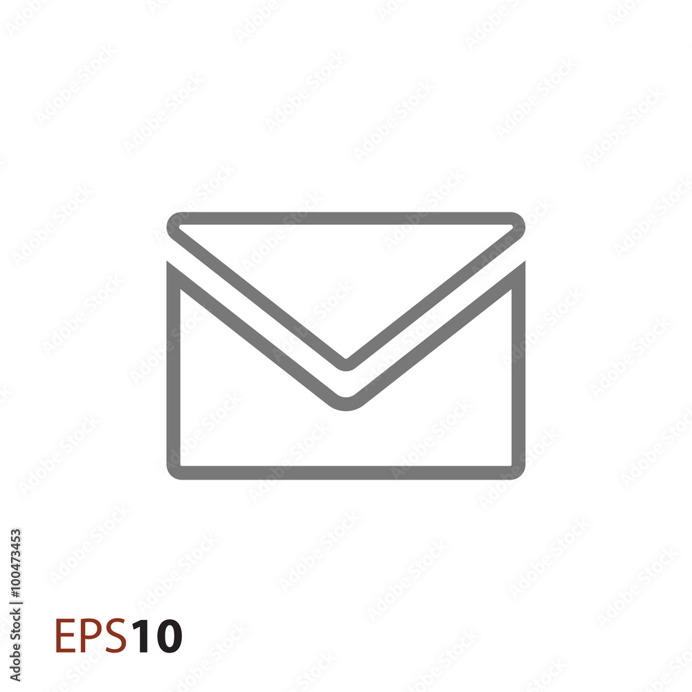 Envelope vector icon for web and mobile Envelope vector icon for web and mobile