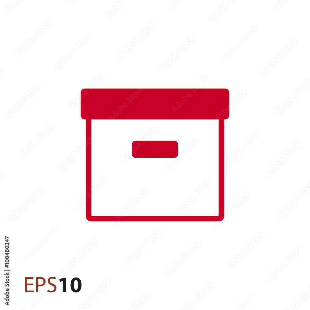Beehive box vector icon for web and mobile Beehive box vector icon for web and mobile