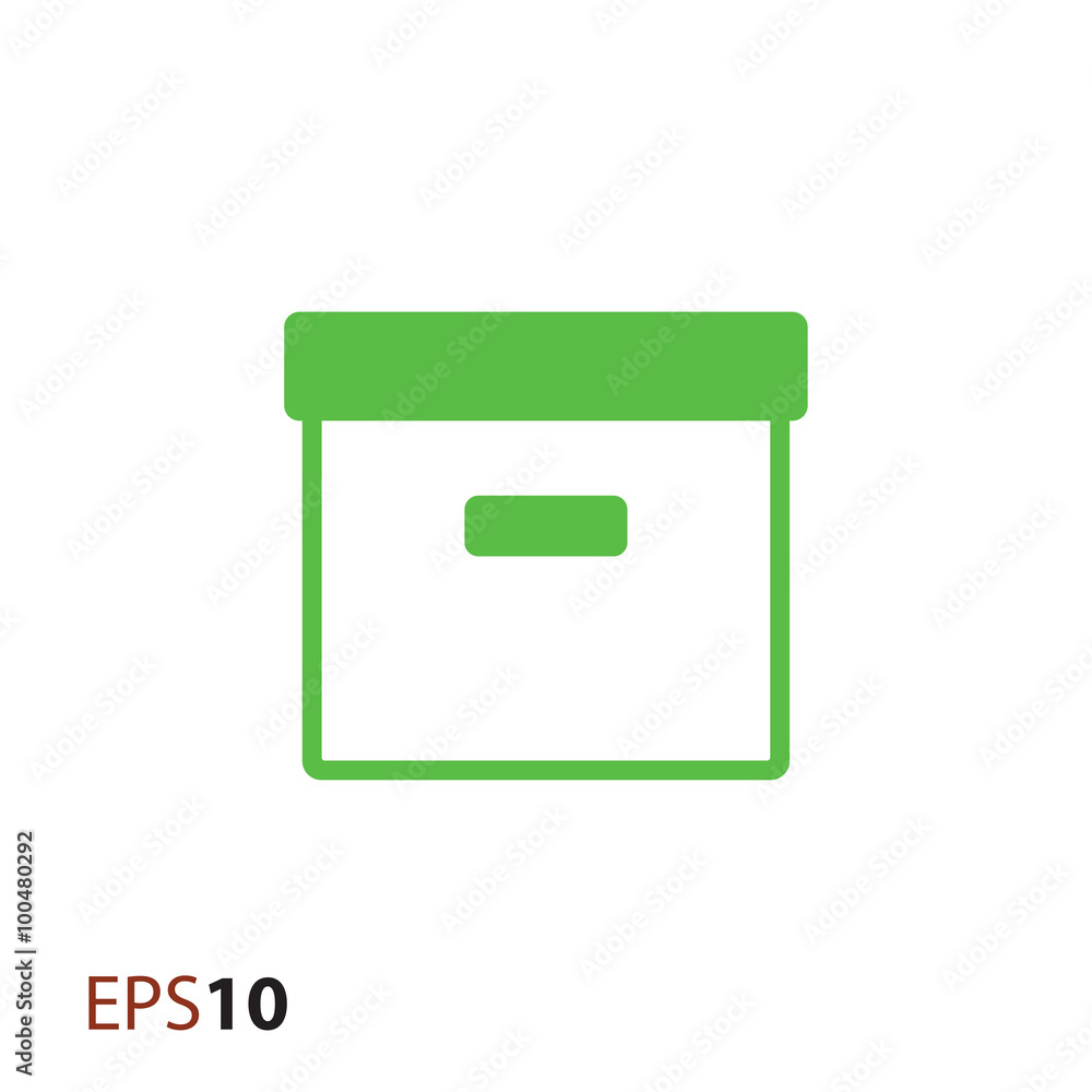 Beehive box vector icon for web and mobile Beehive box vector icon for web and mobile