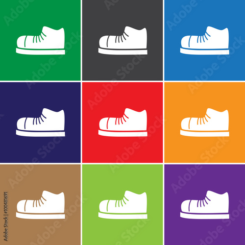 Sneakers icon for web and m...