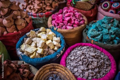 Incense for sale in the souks of Marrakesh