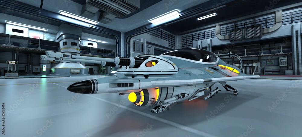 Obraz premium 宇宙船