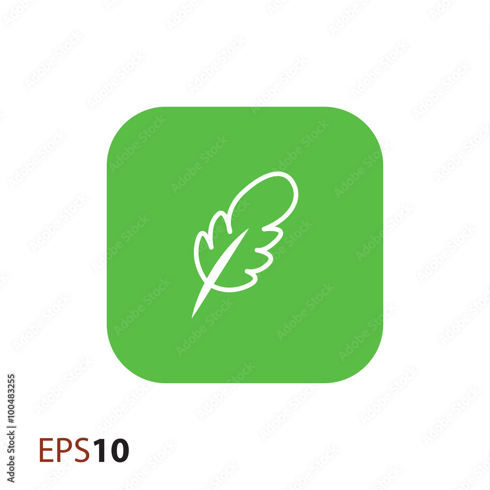Old feather pen vector icon for web and mobile Old feather pen vector icon for web and mobile