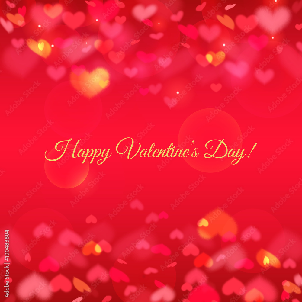 Happy Valentine's Day! Vector greeting card. Happy Valentine's Day! Vector greeting card.