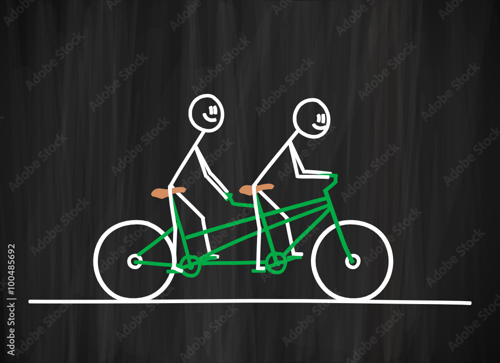 free clipart bicycle built for two