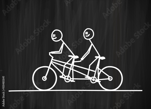 tafel mk tandem fahren II
