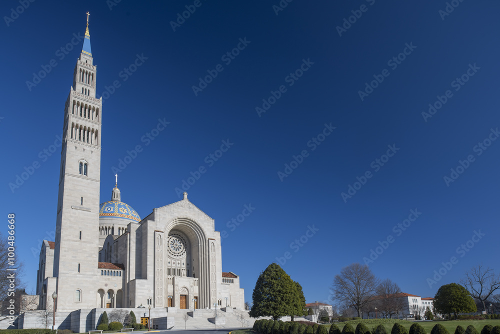 Basilica of the National Shrine of the Immaculate Conception, Washington, D.C., USA - January 18, 2016