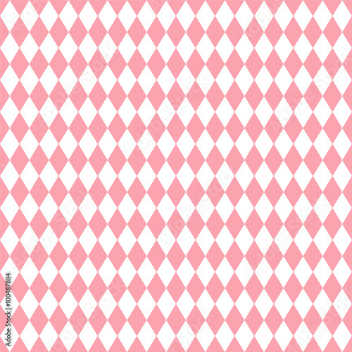 Pink rhombus seamless background