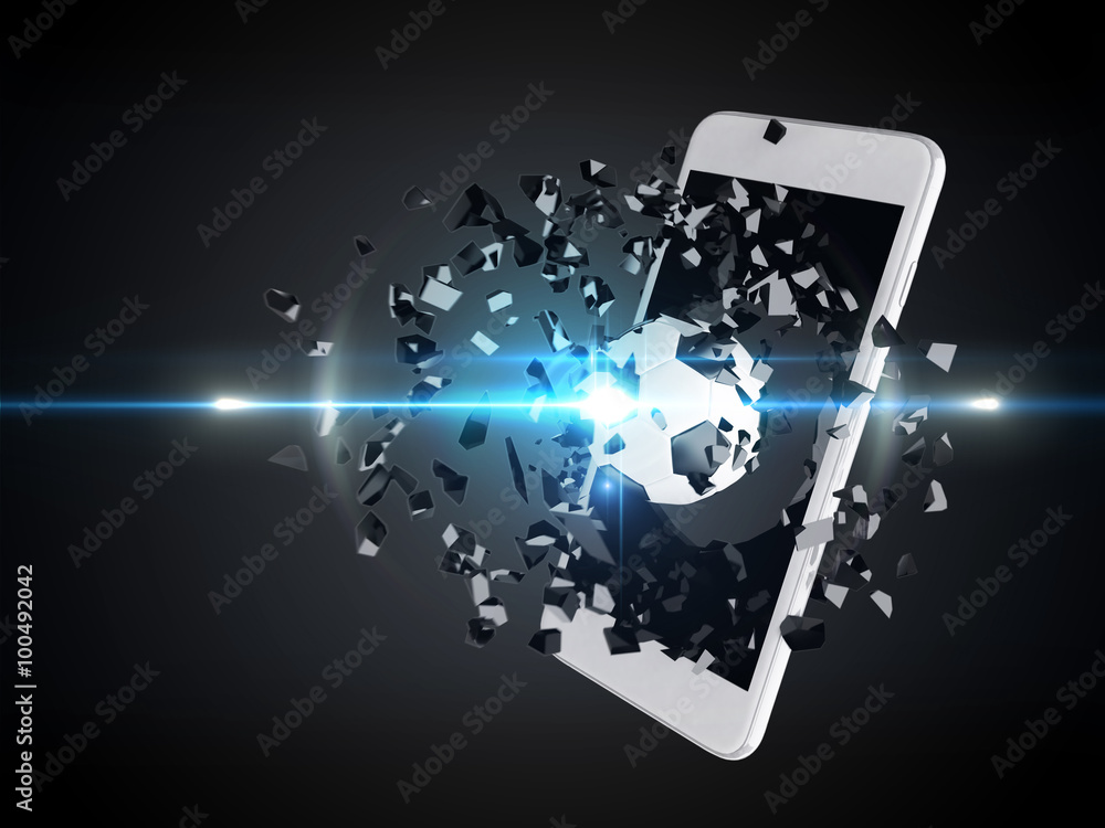 soccer burst out of the smartphone soccer burst out of the smartphone