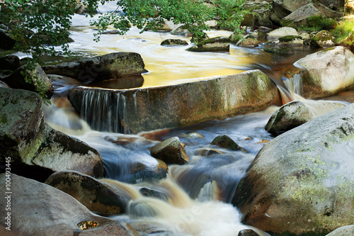 Vydra River in National Park Sumava photo