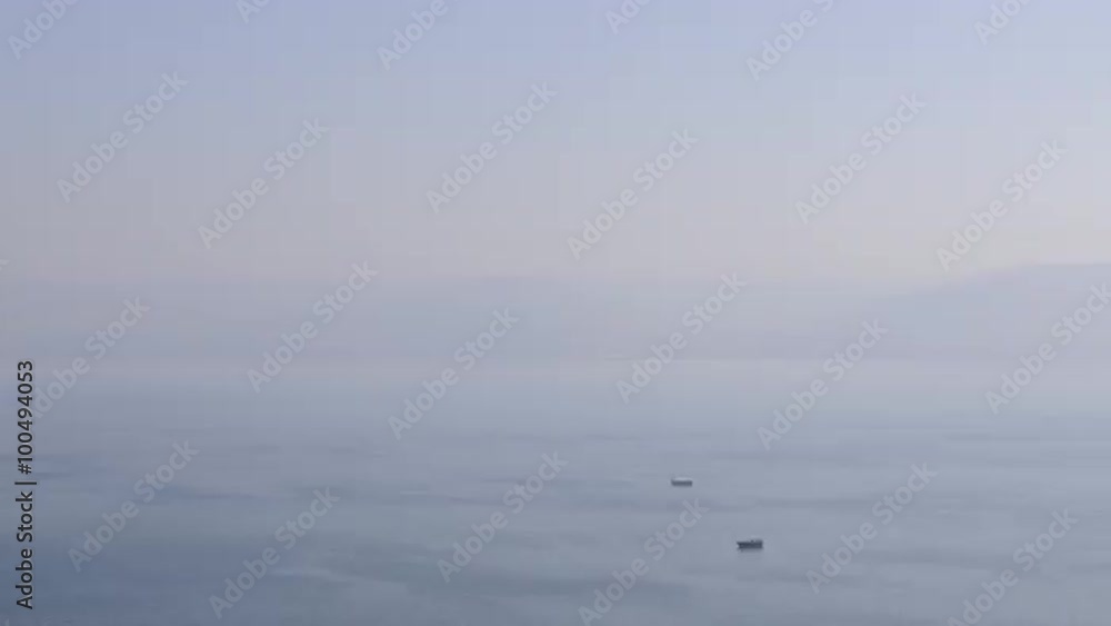 Time lapse of fog shrouding and revealing hills around Sea of Galilee Time lapse of fog shrouding and revealing hills around Sea of Galilee